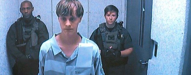 Dylann Roof appears via video before a judge in Charleston, S.C, on Friday, June 19, 2015. (Centralized Bond Hearing Court, of Charleston, S.C. via AP)